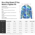 thumbnail image 5 of Uemuo Peacock Pattern Women's Full Zip UPF 50+ Sun Protection Hoodie Jacket Long Sleeve Sun Shirt Hiking Outdoor Performance with Pockets-Small, 5 of 9