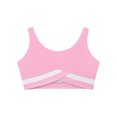 thumbnail image 4 of Kaerm Kids Girls Camisole Sport Bras Crop Top Sleeveless Gymnastics Dance Yoga T-Shirt Activewear Pink 14, 4 of 6