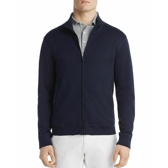 DYLAN GRAY Zip front Sweater Navy Color Size Small MSRP $168 B4HP