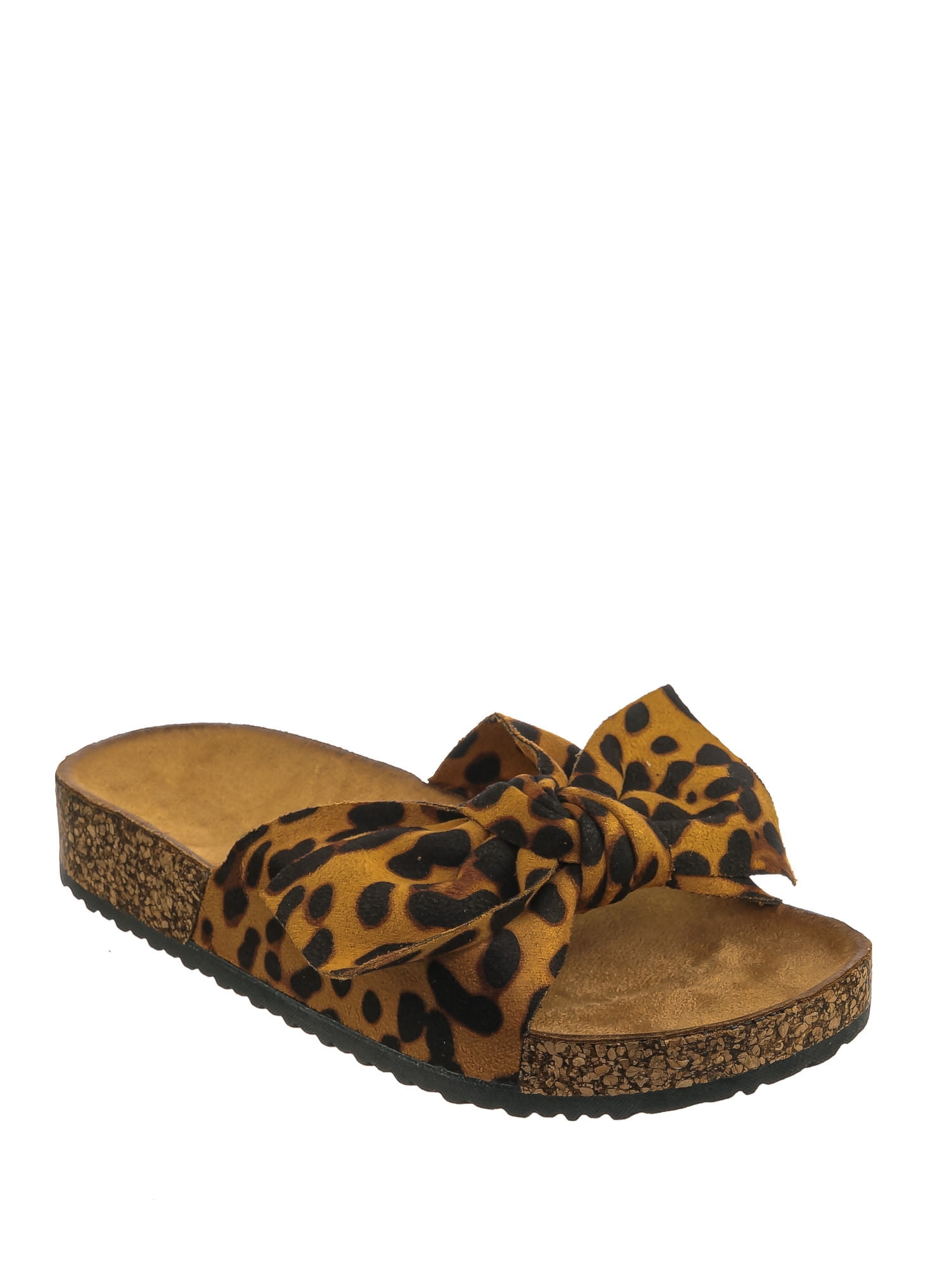 Forever Link - Molded Footbed Slipper Sandal - Women Comfort Contour Cork Slip On Shoes 