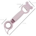 thumbnail image 2 of 1 Pièce, Ouvre-Porte en Acier Inoxydable Outils de Cuisine Multifonctions (Violet), 2 of 5