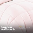 thumbnail image 4 of Sweet Home Collection 7 Piece Comforter Set Bag Solid Color All Season Soft Down Alternative Blanket & Luxurious Microfiber Bed S, 4 of 6