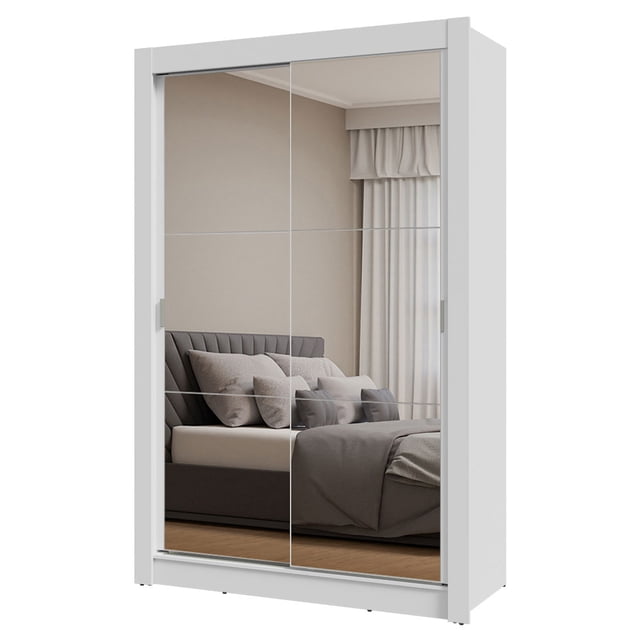 Ropero Closet Madesa Milano 2 Puertas 2 Espejos BB