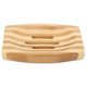 thumbnail image 2 of Bandeja de jabón de madera, diseño revolucionario de bambú natural de la jabonera de la bandeja del jabón del cuarto de baño de madera de bambú, 2 of 8