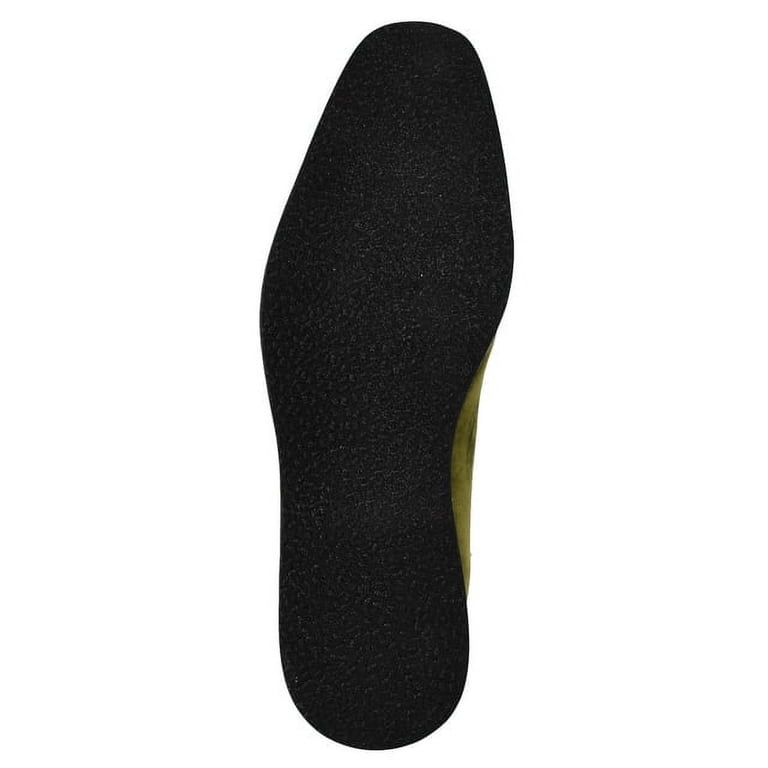 LIBERTYZENO Mens Classic Velvet slip on Loafer Shoes Olive  display picture 1