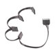 thumbnail image 3 of Cable de extensión 1 a 1 2 3 4 5 para interfaz de disco duro de computadora Cable de alimentación, 3 of 5
