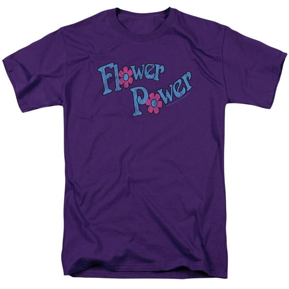 Dubble Bubble Flower Power S/S Adult 18/1 T-Shirt Purple