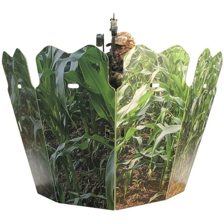 GhostBlind 4-Panel Pop-up Standing Predator Ground Blind Mirror Silver