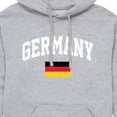 thumbnail image 3 of Instant Message - Germany Flag - Men's Pullover Hooded Fleece Sweatshirt, 3 of 6