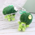 thumbnail image 4 of Cute Vegetable Broccoli Plush Stuffed Doll Cauliflower Soft Plush Toy Couple Keychain Bag Pendant Kid Gift, 4 of 14