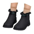 thumbnail image 3 of MEZZALL Girls Boots Toddlers Cozy Stylish Warm Knit Ankle Booties For Autumn Winter Versatile And Easy To Wear For Little Girls Shoes Cute Prewalker, 3 of 5