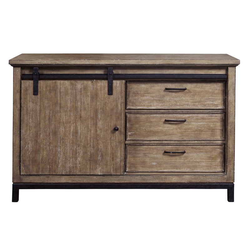 rustic nursery dresser