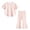 Pink., variant on HBGVBA Toddler Girls Casual 2 Piece Set,Striped Short Sleeve T-Shirt and Full Length Pants,12 Month-9 Years Fashion Striped Short Sleeve Top Flared Long Pants Set