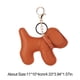 thumbnail image 4 of Llavero decorativo de cuero Hugtrwg con Forma de perro café, 4 of 9