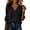 Black, variant on Women's Surplice Wrap V Neck Tops Breathable Soft Long Sleeve Cotton Shirts Loose Fit Dressy Casual Solid Color Blouses S