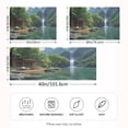 thumbnail image 4 of Dailycode Satin Pillow Case King Silk Pillow Cover for Hair and Skin Envelope Closure Cabin by Lake 20"x40", 4 of 9