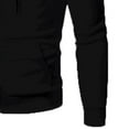 thumbnail image 4 of Vedolay Men Long Sleeve Sweatshir 2023 Plus Crew Neck Long Sleeve Pullover Sweatshirts Black,3XL, 4 of 5