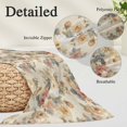 thumbnail image 3 of White Pink Beige Peony Body Pillow Cover 20 x 54 Inch Decorative Pillow Cover Farmhouse Vintage Floral Botanical Lumbar Pillowcase Seasonal Rectangle Cushion Case for Couch Sofa Bed Living Room, 3 of 9