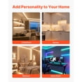 thumbnail image 6 of KFFKFF 10-Pack 6.6 ft/2M U-Shaped LED Aluminum Channel with Frosted Cover, End Caps, and Mounting Clips, Aluminum Profile for LED Strip Lighting, Simple Installation, Ideal for Cabinet, 6 of 9