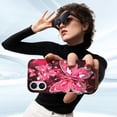 thumbnail image 3 of Meshine for iPhone 16 Case,Glow in The Dark Butterfly Slim Fit Protective Anti Scratch Phone Cover for Women Girls,Rose, 3 of 7