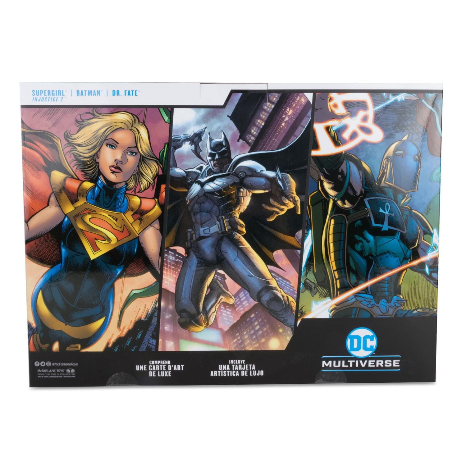 McFarlane Toys - DC MULTIVERSE 3PacK - INJUSTICE 2 - BATMAN, DR. FATE, SUPERGIRL