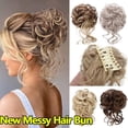 thumbnail image 2 of LAICAIW Extensions de Chignon Bouclé Pièce de Cheveux pour Femmes Queue de Cheval, 2 of 7