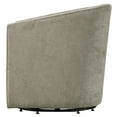 thumbnail image 3 of Walsh Fabric Swivel Barrel Chair denim dove gray Wood, 3 of 5