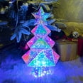 thumbnail image 5 of Prismatic Iridescent Christmas Tree Light 12 Inch Holographic Christmas Tree Decorations Christmas Decorations Indoor Desktop Colorful Glow Lights for Indoor Holiday DéCor Christmas Eve, 5 of 6