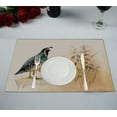 thumbnail image 1 of EREHome Set de 2 Sets de Table Aquarelle Caille Commune 12x18 Pouces, 1 of 2