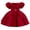 Red, variant on AHTJRT Girls Party Dress Elegant Puff Sleeve Flower Princess Dress Belted Back Zipper Satin Dresses for Prom Wedding Birthday Blue 4 Years