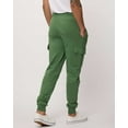thumbnail image 3 of 3 Pack: Men's Cotton Fleece Cargo Jogger Sweatpants With Pockets, 3 of 6