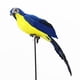 thumbnail image 4 of Loro de plumas de imitación, verde, decoración de jardín, pájaro, loro de acero dorado, pájaro, pájaro de plumas, clip de pájaro de espuma, decoración de pájaros, 4 of 6