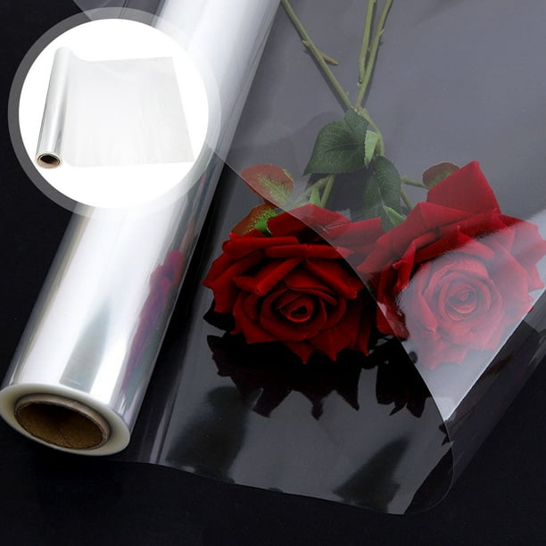 YSNOOWE Papel Celofán Decorativo Transparente Para Envoltura De Y Arreglos En Ocasiones Especiales