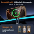 thumbnail image 2 of Magnetic for iPhone 14 Pro Case, Compatible with MagSafe, Transparent Wave Frame Design Case Soft Edge Cover Cute Clear Matte Shockproof Protective Phone Case, 2 of 6