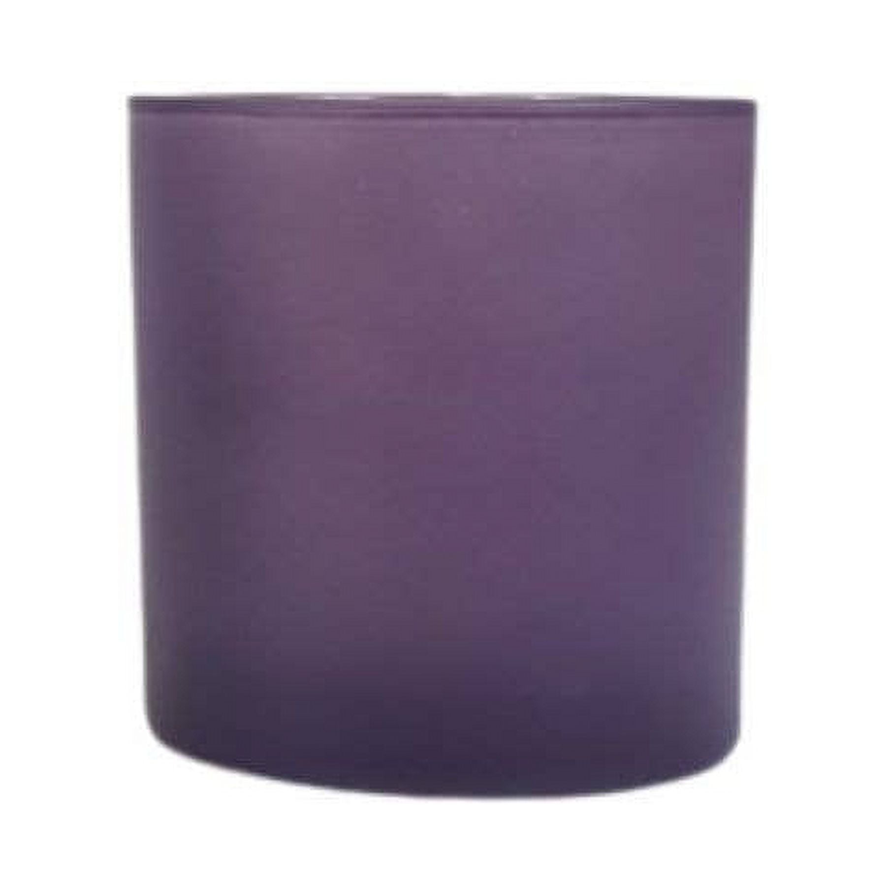 9 oz. Monticiano Frosted Lavender Empty Candle Jar candle vessels for DIY candle-making projects (Box of 12) FREE SHIPPING