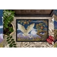 thumbnail image 3 of Barn Owl In The Apple Orchard Door Mat, 3 of 4