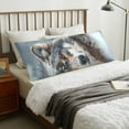 thumbnail image 5 of KLL Ultra Soft Microfiber Body Pillow Cover/Pillowcases 20"x54" with Hidden Zipper Closure-Majestic Snowy Wolf, 5 of 5