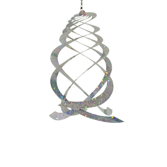 In the Breeze 9170 — Crystal Spinner Jewel — Shimmering Mylar Outdoor Hanging Decor — Humane Animal Deterrent
