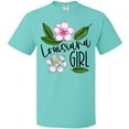 thumbnail image 3 of Inktastic Louisiana Girl Magnolia Flowers and Leaves T-Shirt, 3 of 5