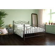 DHP Tokyo Metal Bed, Full Size Frame with Underbed Storage, Bronze