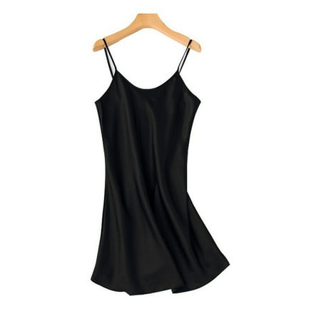 Zoeecloth Women s Satin Sleepwear for Silk Slip Dress Sleepwear Nightdress Summer Lingerie Nightwear Adjustable Strap Silk Pajamas S-XXL
