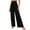 Black, variant on Buigttklop Pants for Women Women'S Casual Solid Color High Waist Elasticated Yoga Pants Trousers