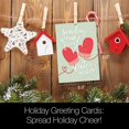 thumbnail image 3 of Tree-Free Greetings Holiday Greeting Card 12 Pack, 100% Recycled Paper, 5x7, Fuzzy Mittens (HP25225), 3 of 6