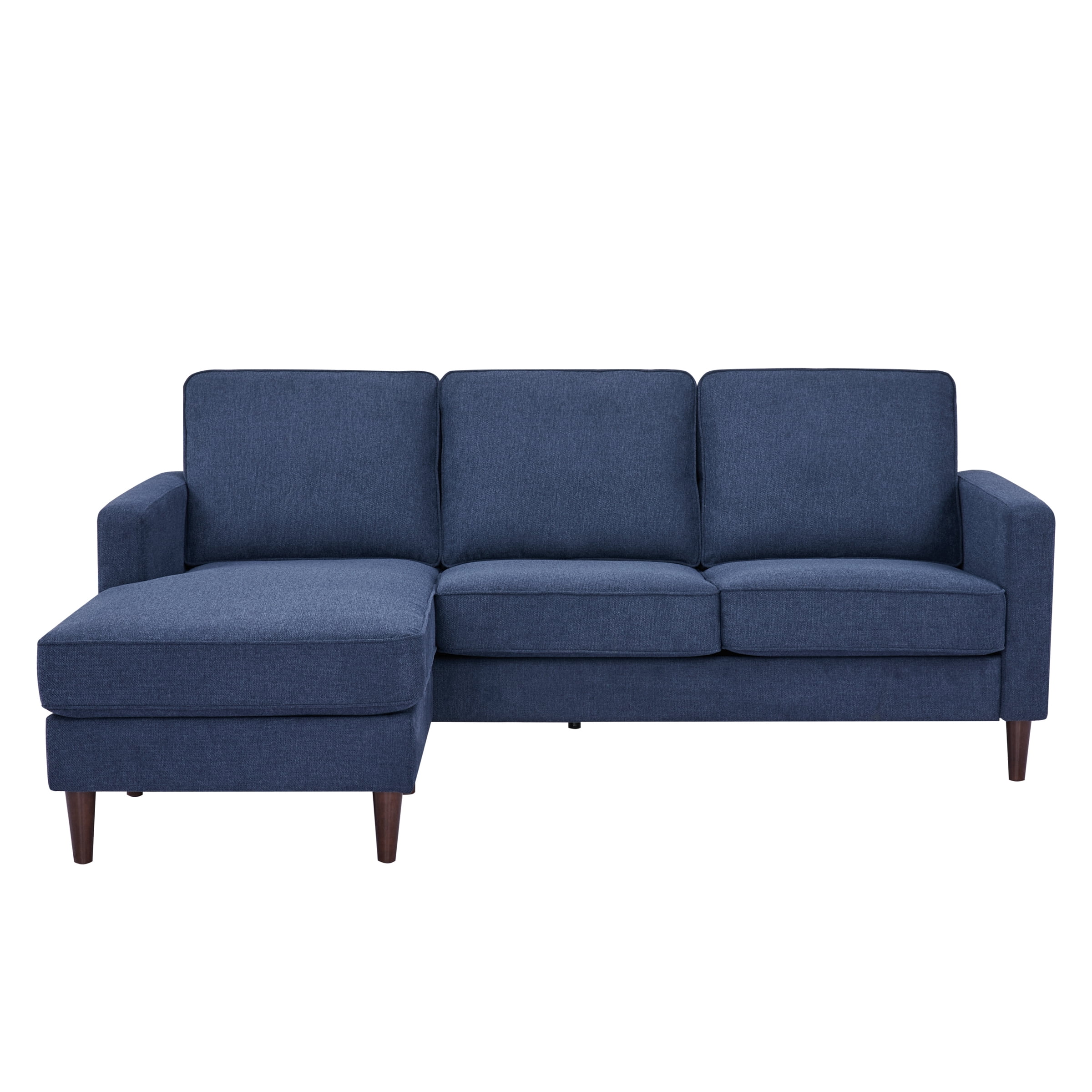 A&D Home Rachel Sectional Sofa, Navy Blue