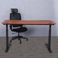 thumbnail image 5 of ApexDesk Elite Series 60" W Electric Height Adjustable Standing Desk (Bamboo Top, Black Frame), 5 of 7