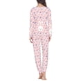 thumbnail image 2 of Suhoaziia Bunny Nightwear for Women Pajama Polyester Comfortable Pajamas Top and Pants,Happy Easter Elastic Stretchy Loungewear Size 4XL Sweatsuit for Leisure Time, 2 of 4