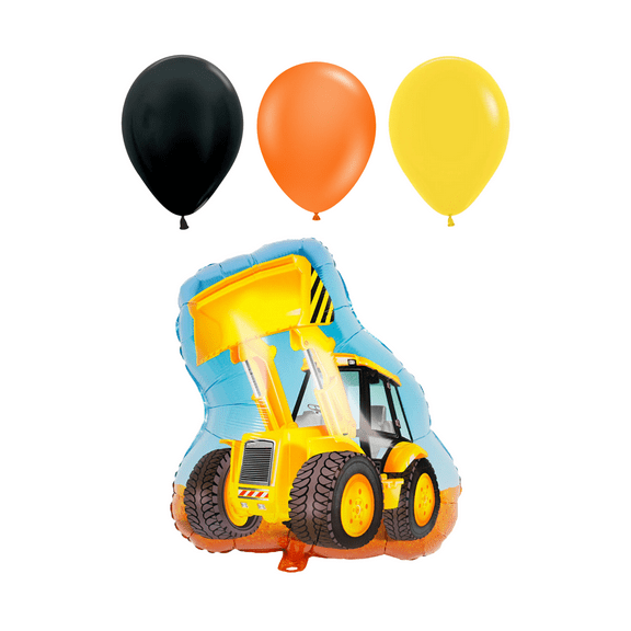 Construction Zone Foil Balloon