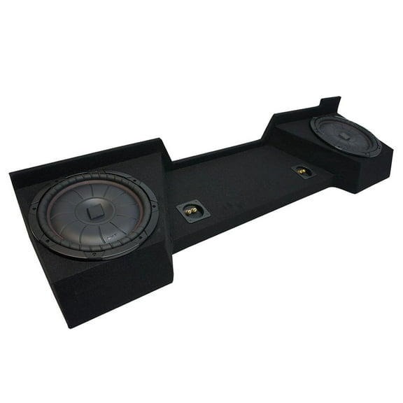 07-13 Chevy Silverado Ext Cab Truck Kicker CompVT CVT10 Dual 10" Sub Box 2 Ohm