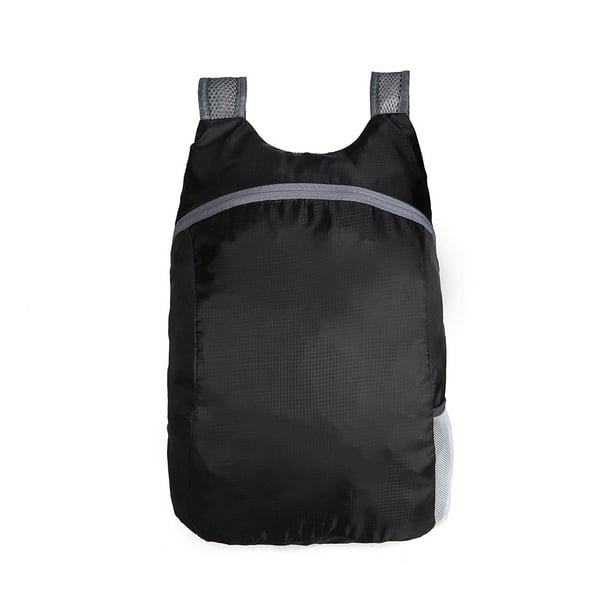 Soidarity de viaje impermeable plegable 20L gran capacidad bolsa de transporte organizador resistente a desgarros accesorios de entrenamiento de Ciclismo Negro