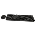thumbnail image 4 of Combo de teclado y ratón inalámbricos 2,4 G, teclado retro punk de fácil manejo para ordenador y PC, 4 of 12
